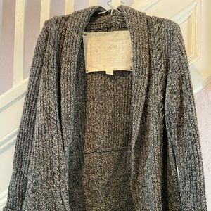 Anthropologie Black & Grey Cardigan